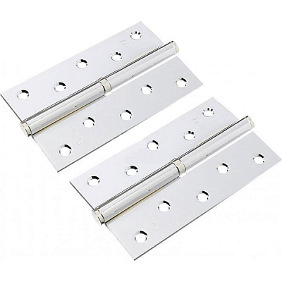 Петля съемная Fuxia 125x31x2,5 мм хром левая 2 шт