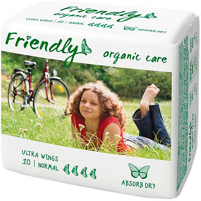 Гигиенические прокладки Friendly Organic Care Normal Absorb Dry 10 шт