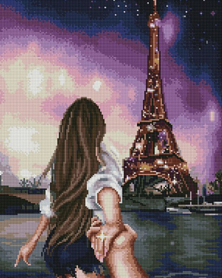 Алмазна мозаїка Скажи Парижу «Так!» 40x50 см DBS0005 Brushme