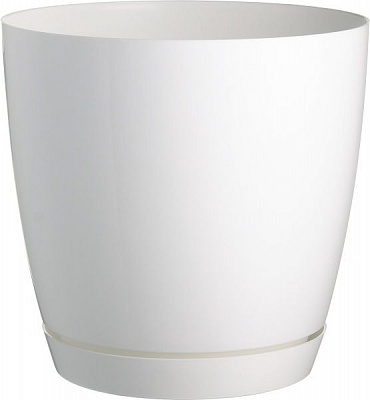 Вазон пластиковий Form Plastic Тоскана Кругла-13 круглий 1,6л білий (0741-011)