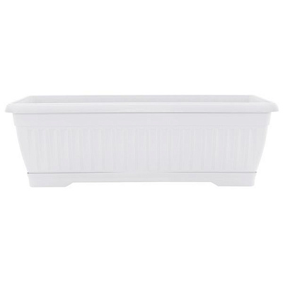 Ящик балконний Алеана Терра прямокутний 9л білий (112091)