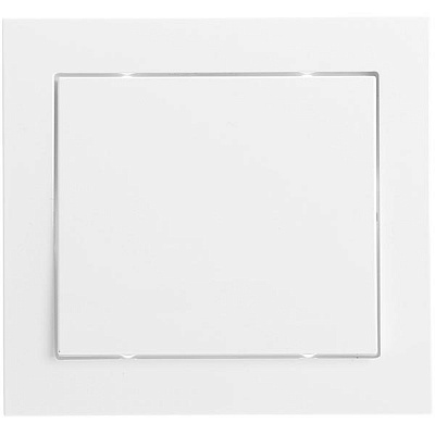 Вимикач одноклавішний Ospel Kier без підсвітки 10 А 250В IP20 білий LP-1W/00