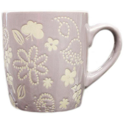 Чашка керамическая Flowers в ассортименте 312 мл