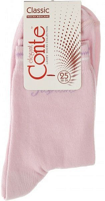Носки женские Conte Classic р. 25 светло-розовый 045 