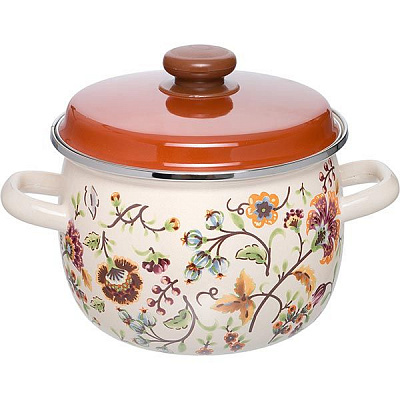 Кастрюля Epos Майолика с крышкой 2.5 л