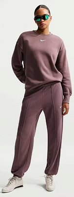 Брюки Nike W NSW CHLL FT JGGR PANT IF0232-502 р. S коричневый