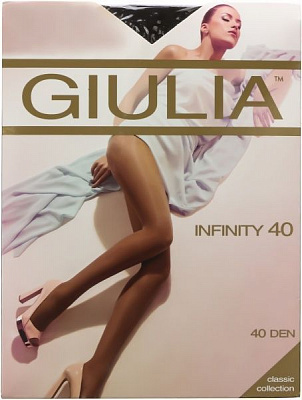 Колготки Giulia INFINITY 40 den cappuccino р. 4 кремовий