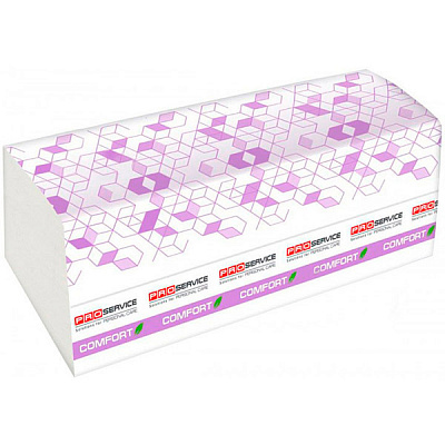 Бумажные полотенца PROservice Comfort Eco двухслойная 160 шт.