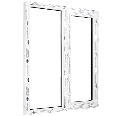 Окно поворотно-откидное ALMplast 60 1140x1420 мм правое однокамерный стеклопакет 24 мм