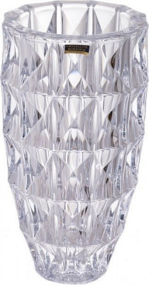 Ваза скляна Diamond 25.5 см Bohemia