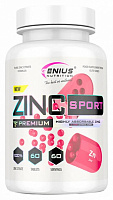 Минералы Genius Nutrition Zinc Citrate Sport 60 шт./уп. 