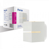 Світильник настінний Feron AL8000 35 Вт G9 білий 