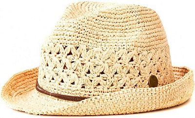 Капелюх Rip Curl Crochet Straw Fedora GHAHV1-0031 S бежевий