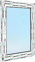 Вікно поворотно-відкидне VIKNALAND В 58 800x1200 мм праве 