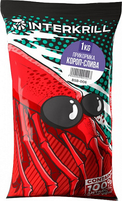 Прикормка INTERKRILL Сarp-Plum 1000 г слива