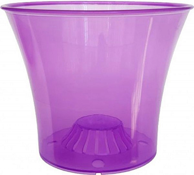 Горщик для орхідей Омела круглий 2,3л фіолетовий