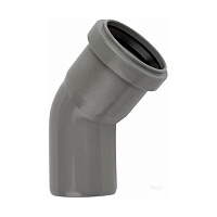 Коліно каналізаційне внутрішнє Wavin-Ekoplastik 40 мм 30°