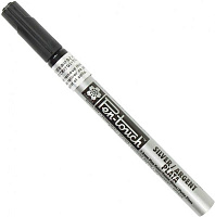 Маркер Sakura Pen-Touch тонкий FINE 1 мм 41302(SE) серебряный 