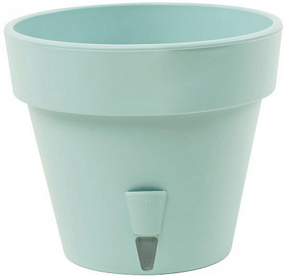 Вазон пластиковий Santino LATINA круглий 14,5л нефритовий