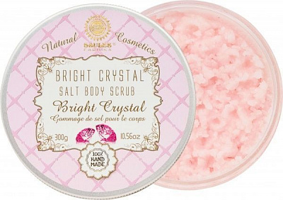 Скраб для тела солевой Saules Fabrika Bright Crystal 300 г