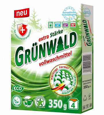 Порошок для машинной и ручной стирки Grunwald Горная свежесть Eco 0,35 кг 