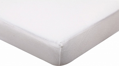 Простынь на резинке махровое 160123 140x200 см кремовый Homeline 