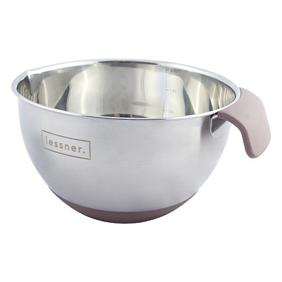 Миска для миксера большая Lessner с силиконовой ручкой 2,1 л
