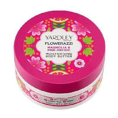 Крем-масло Yardley Flowerazzi орхидея и магнолия 200 мл