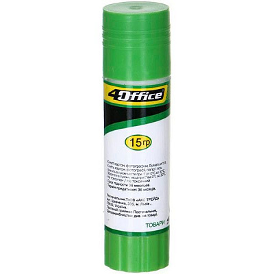 Клей-карандаш 4-338 15 г 4Office