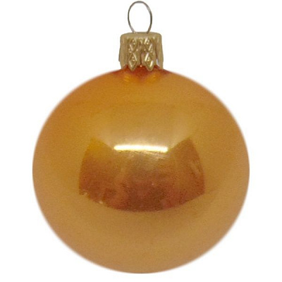Шар стеклянный d60 оранжевый