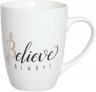 Чашка Believe 360 мл Happy Go