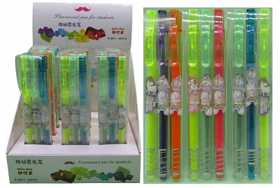 Маркер текстовый Единорог 3 шт. в ассортименте 