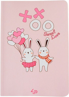 Блокнот Sweet love note rebbits А6 40 лист. Profiplan