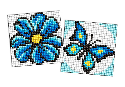 Алмазная мозаика Синий цвет Ideyka