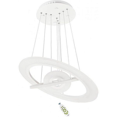 Люстра светодиодная Hopfen Orbite c пультом ДУ 120 Вт белый 