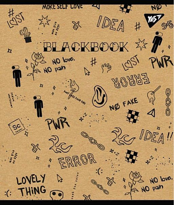 Зошит шкільний А5/18 в клітинку Tattoo 765086 YES