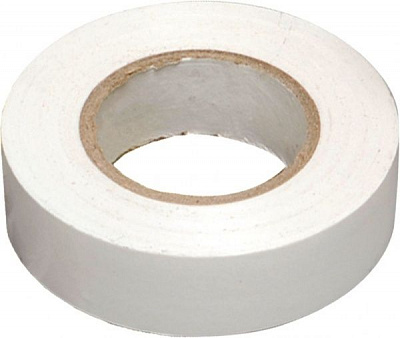 Ізострічка 0.13х19мм 20м біла ПВХ 1319-20W