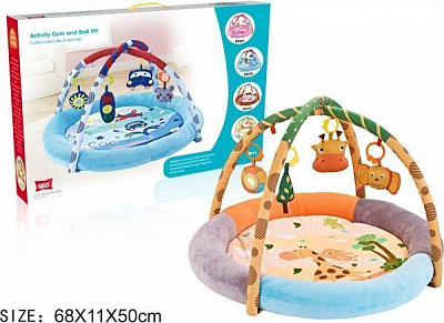 Развивающий коврик Shantou с дугами Классик жирафа 88х88х65см I1374773