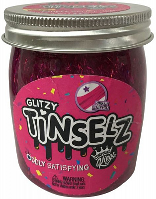 Ароматная слизь-лизун Compound Kings Slime Glitzy Tinselz Клубника 300189-4
