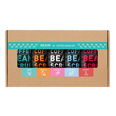 Набор подарочный для женщин Joko Blend Cosmetics Coffee Body Scrub Set of 5