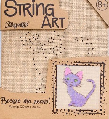 Набор для творчества Стринг-арт Кот 952909