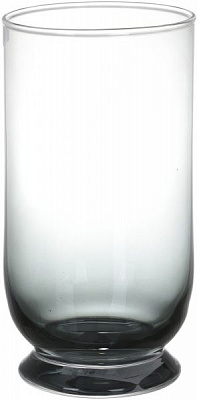 Ваза Омбре, d12хh23см, сіра Wrzesniak Glassworks