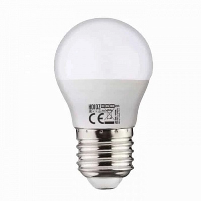 Лампа світлодіодна HOROZ ELECTRIC ELITE-6 6 Вт G45 матова E27 175 В 4200 К 001-005-0006-061