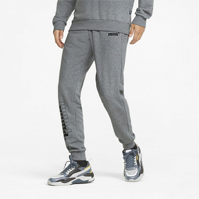 Брюки Puma Puma Power Logo Sweatpants 84738103 р. 2XL разноцветный