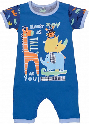 Напівкомбінезон для хлопчика Татошка р.80 блакитний 1601371афс
