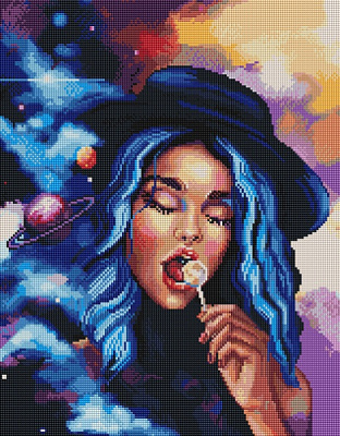 Алмазна мозаїка Смак всесвіту 40х50 см GF5435 Brushme