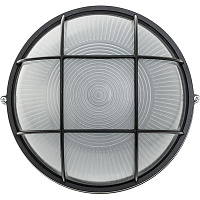 Светильник Ecostrum 100 Вт круглый черный