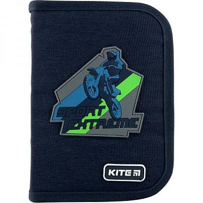 Пенал 622 Extreme KITE темно-синій