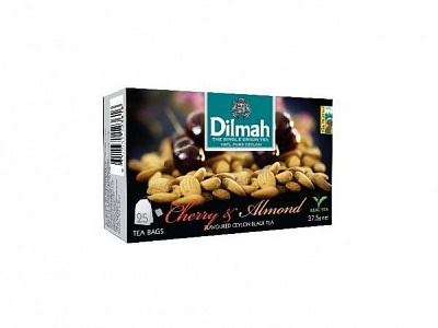 Чай фруктовий Dilmah Вишня та мигдаль 20 шт. 30 г