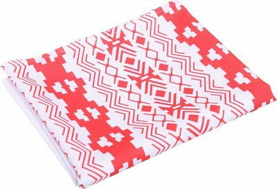 Раннер новогодний олени 40x150 см белый с красным ІТА ДРІМ 